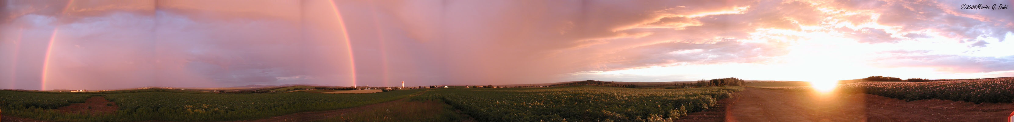 rainbow panorama arc-en-ciel