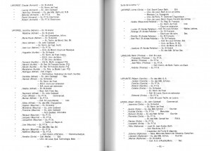 Les finissants de la paroisse / Graduates from the parish Page 6 / Lettre L (*page modifiée pour enlever dates / page modified to remove dates)